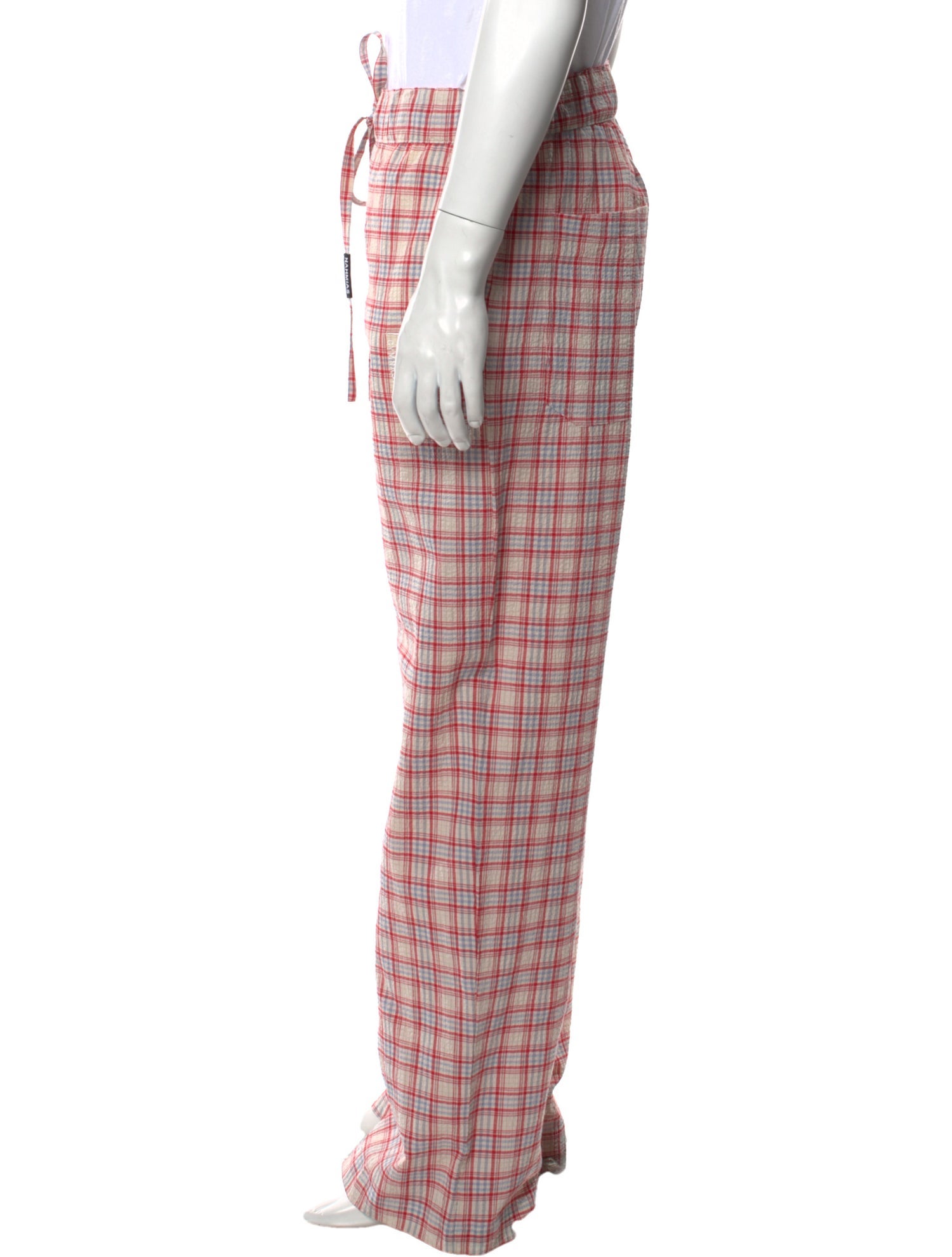 Nahmias Plaid Print Pants w/ Tags