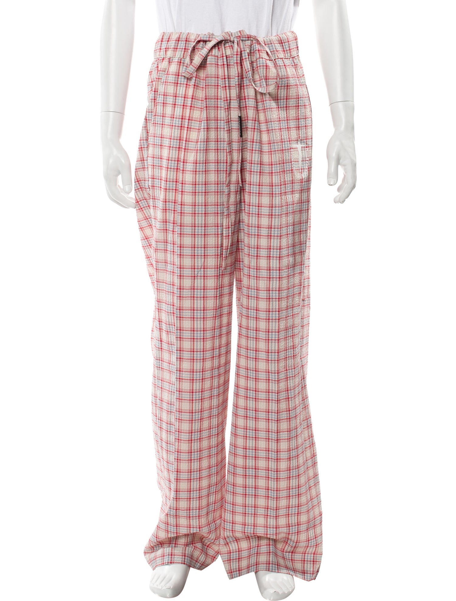 Nahmias Plaid Print Pants w/ Tags