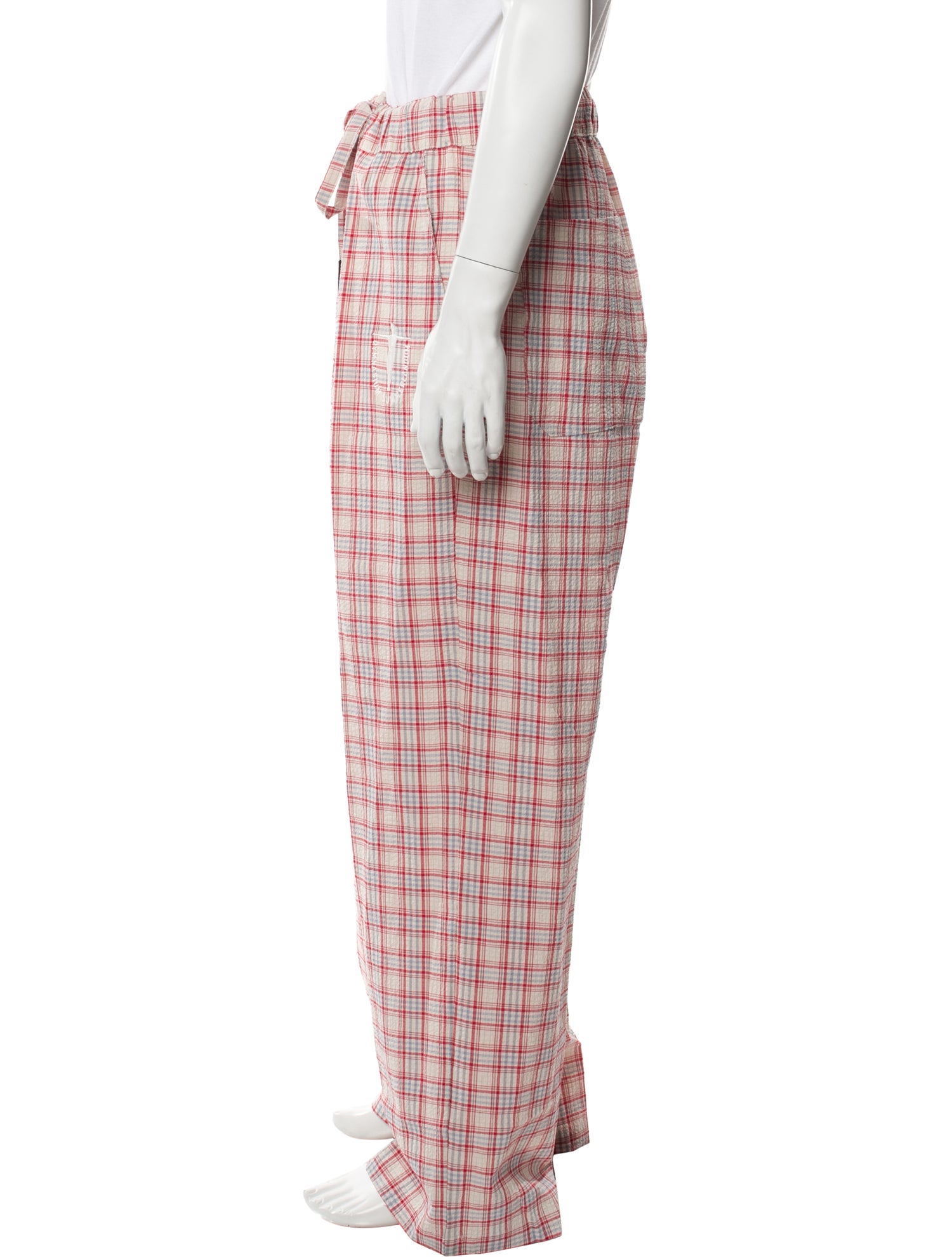 Nahmias Plaid Print Pants w/ Tags