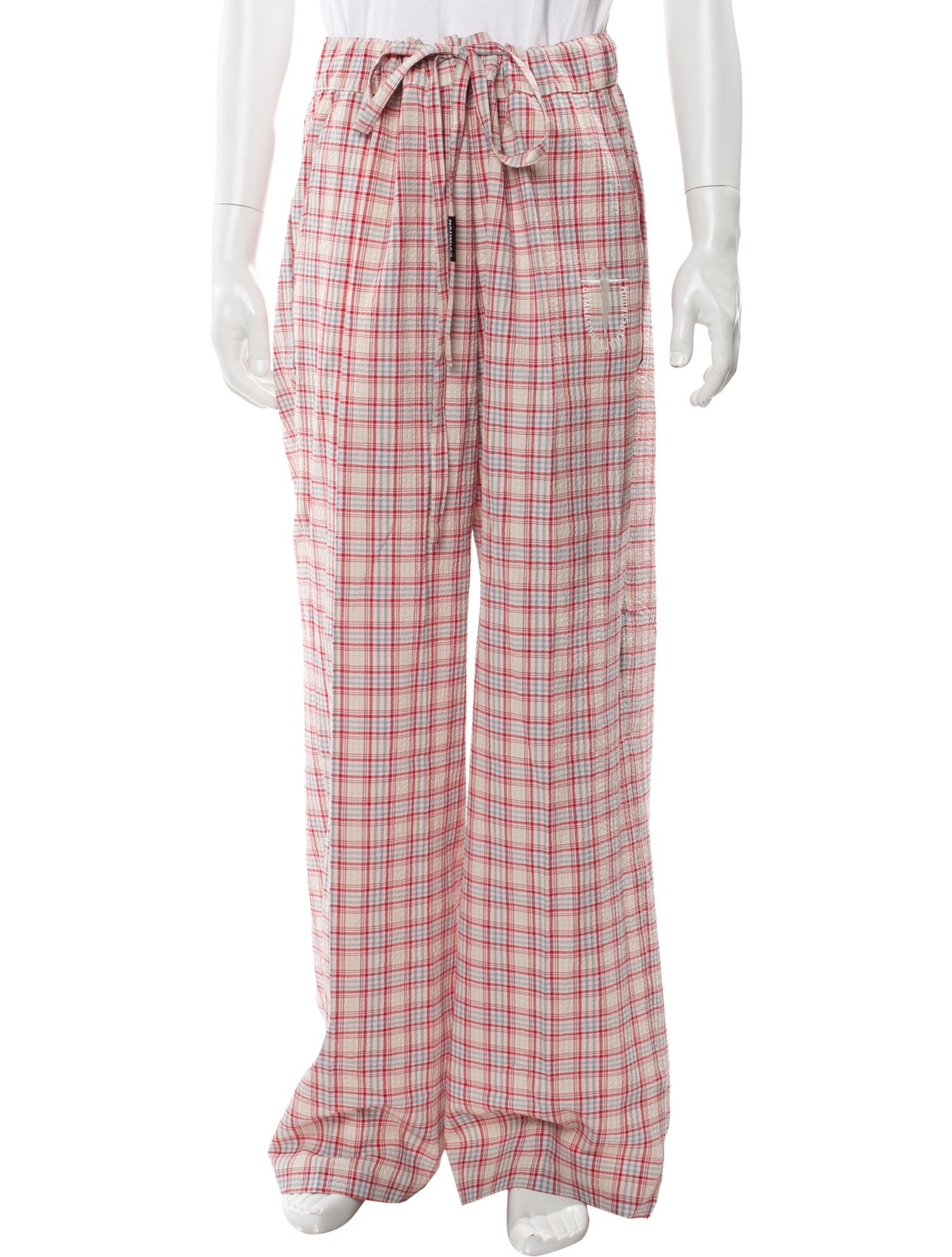 Nahmias Plaid Print Pants w/ Tags