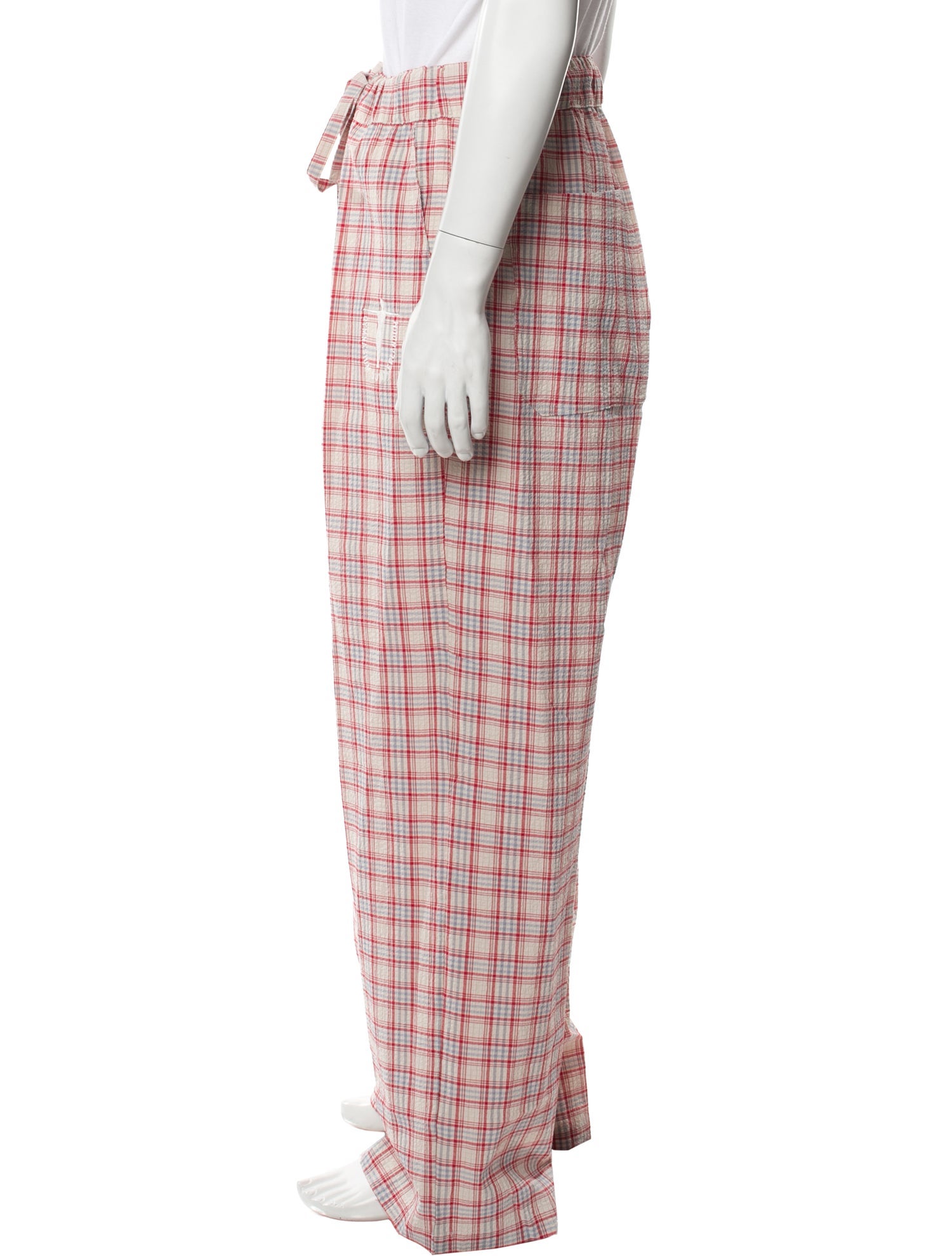 Nahmias Plaid Print Pants w/ Tags