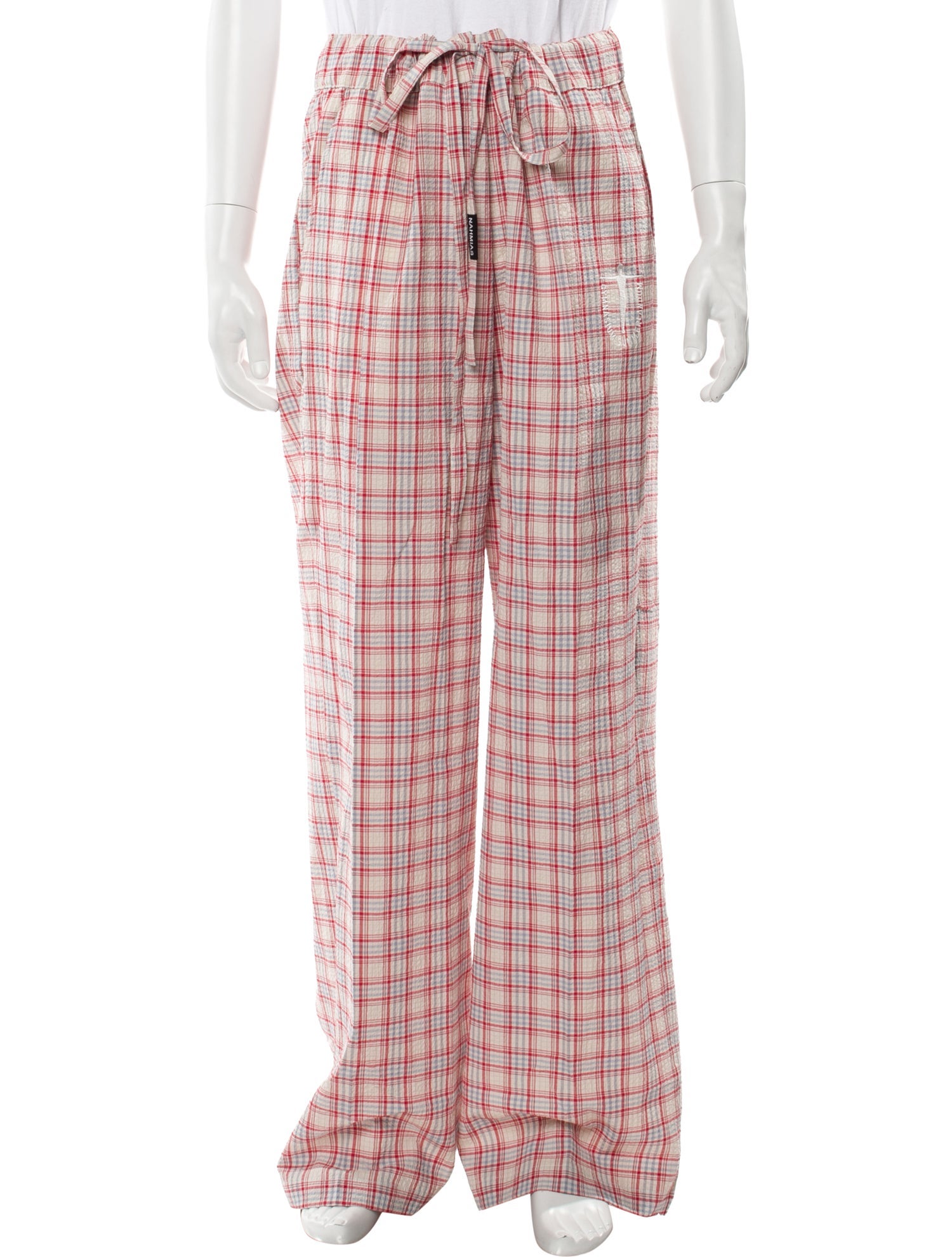 Nahmias Plaid Print Pants w/ Tags