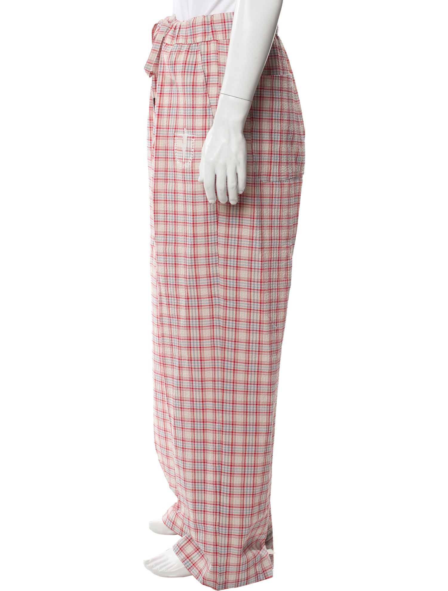 Nahmias Plaid Print Pants w/ Tags