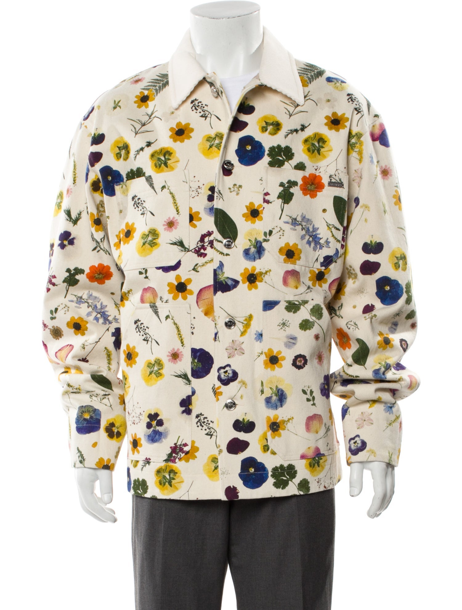 Nahmias Floral Print Trucker Jacket w/ Tags