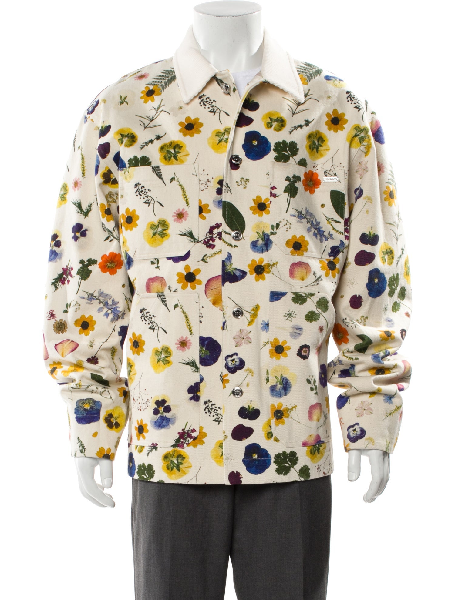 Nahmias Floral Print Trucker Jacket w/ Tags