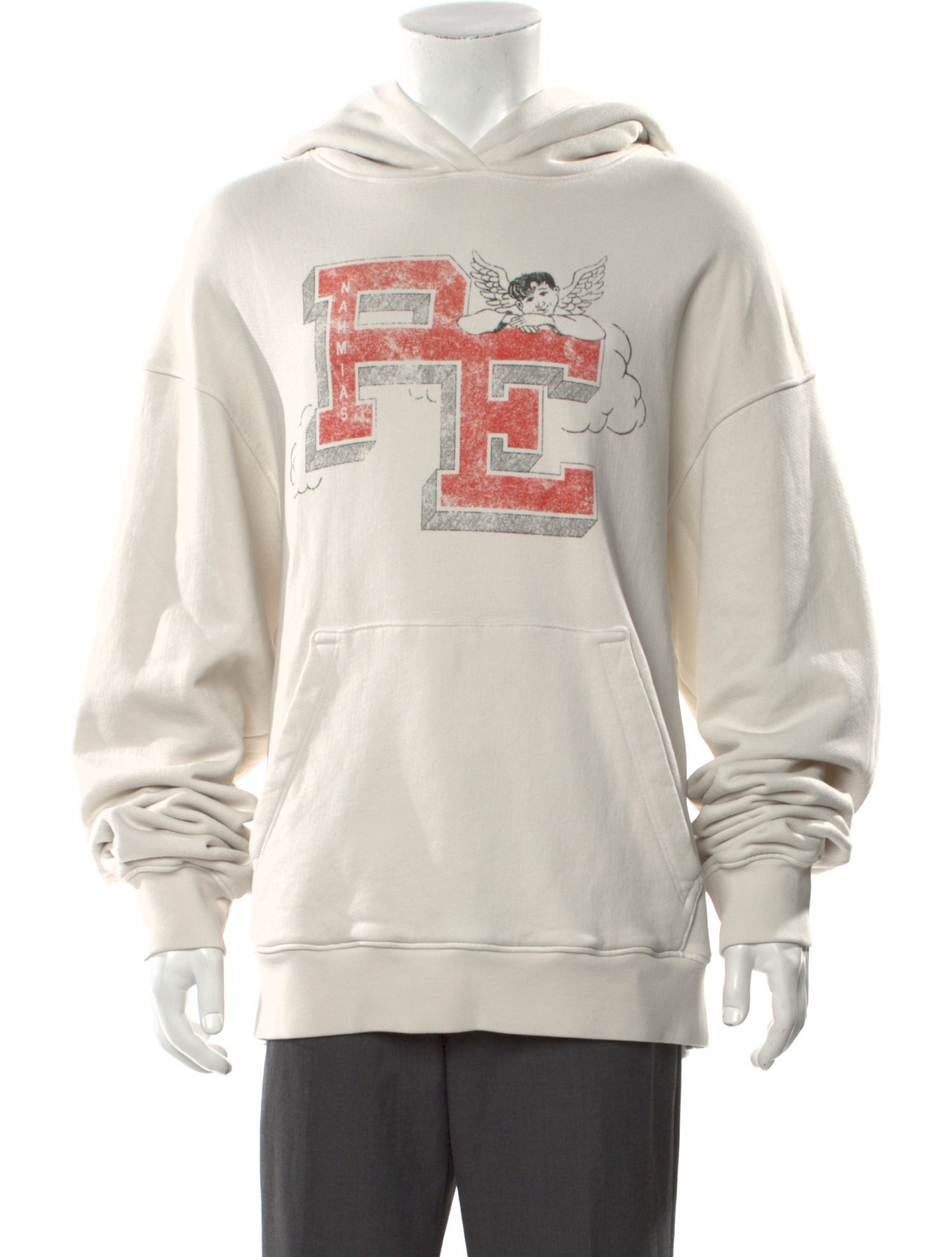 Nahmias Graphic Print Crew Neck Hoodie