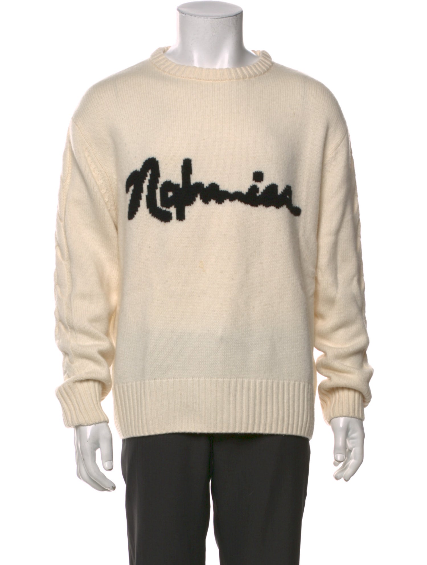 Nahmias Wool Graphic Print Pullover
