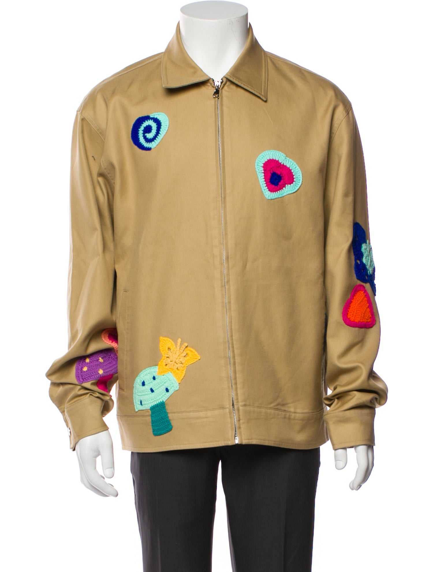 Nahmias Graphic Print Varsity Jacket