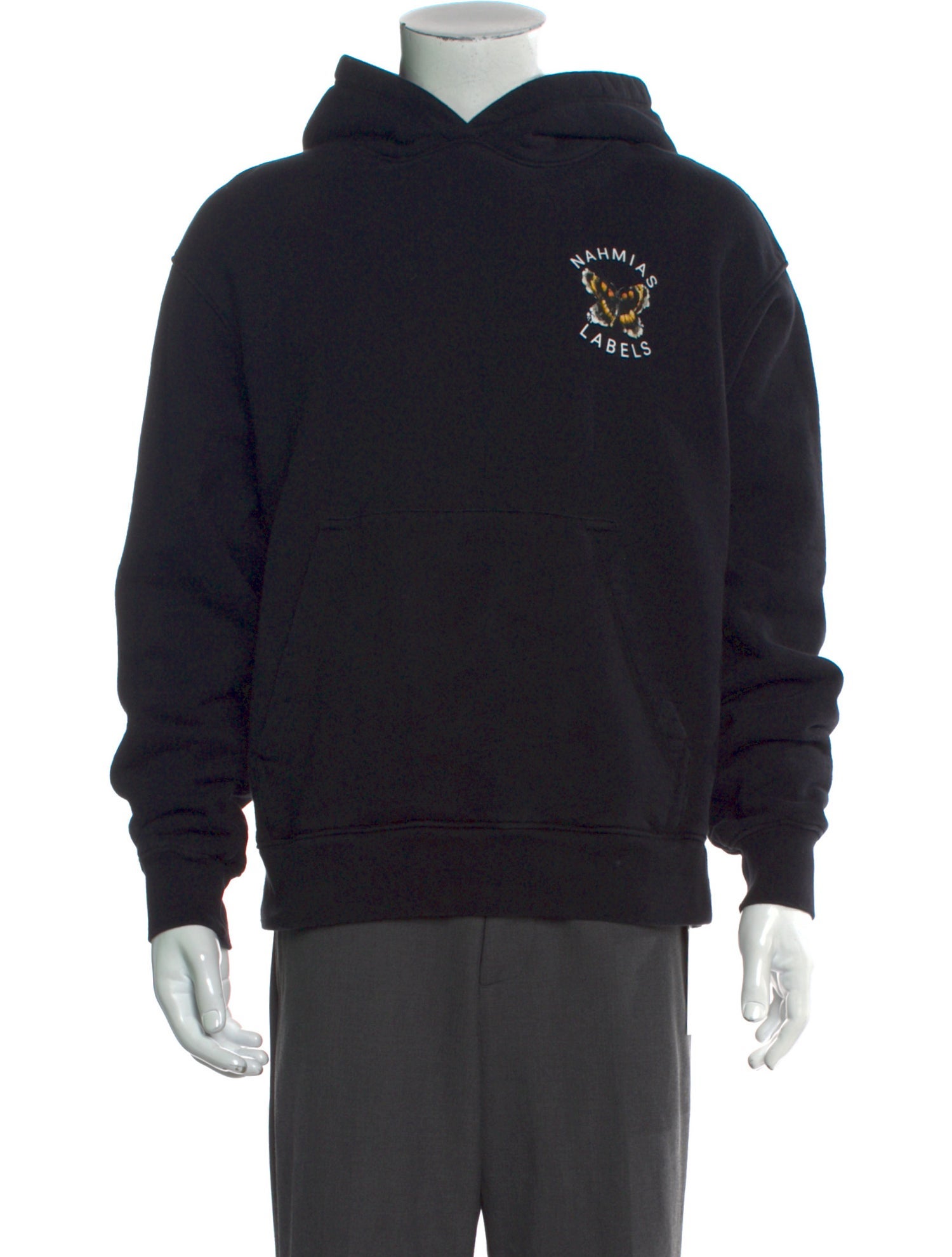 Nahmias Graphic Print Crew Neck Hoodie