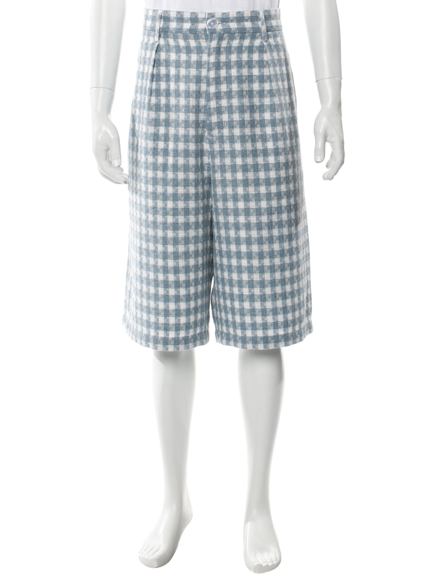 Nahmias Plaid Print Chino Shorts