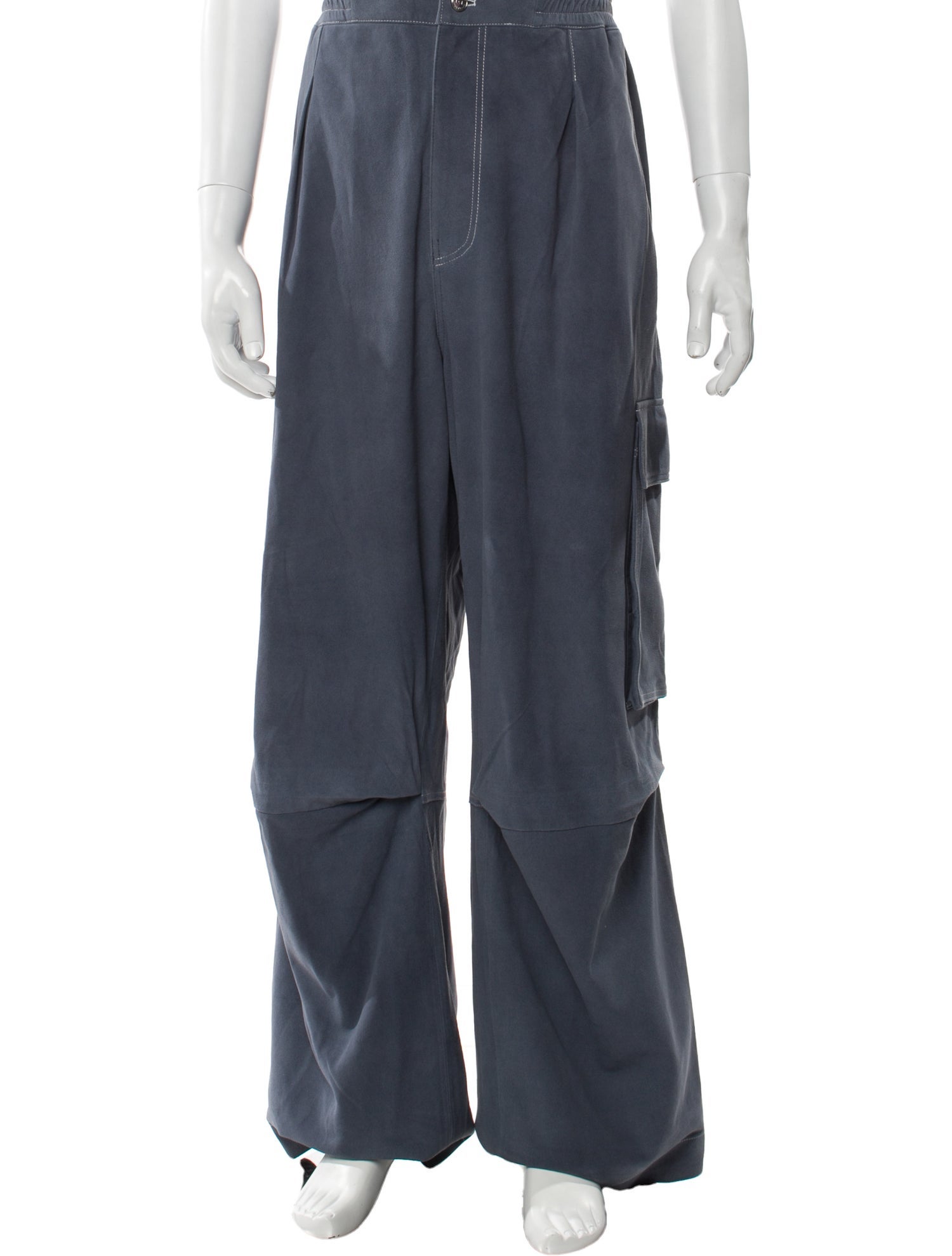 Nahmias Leather Cargo Pants