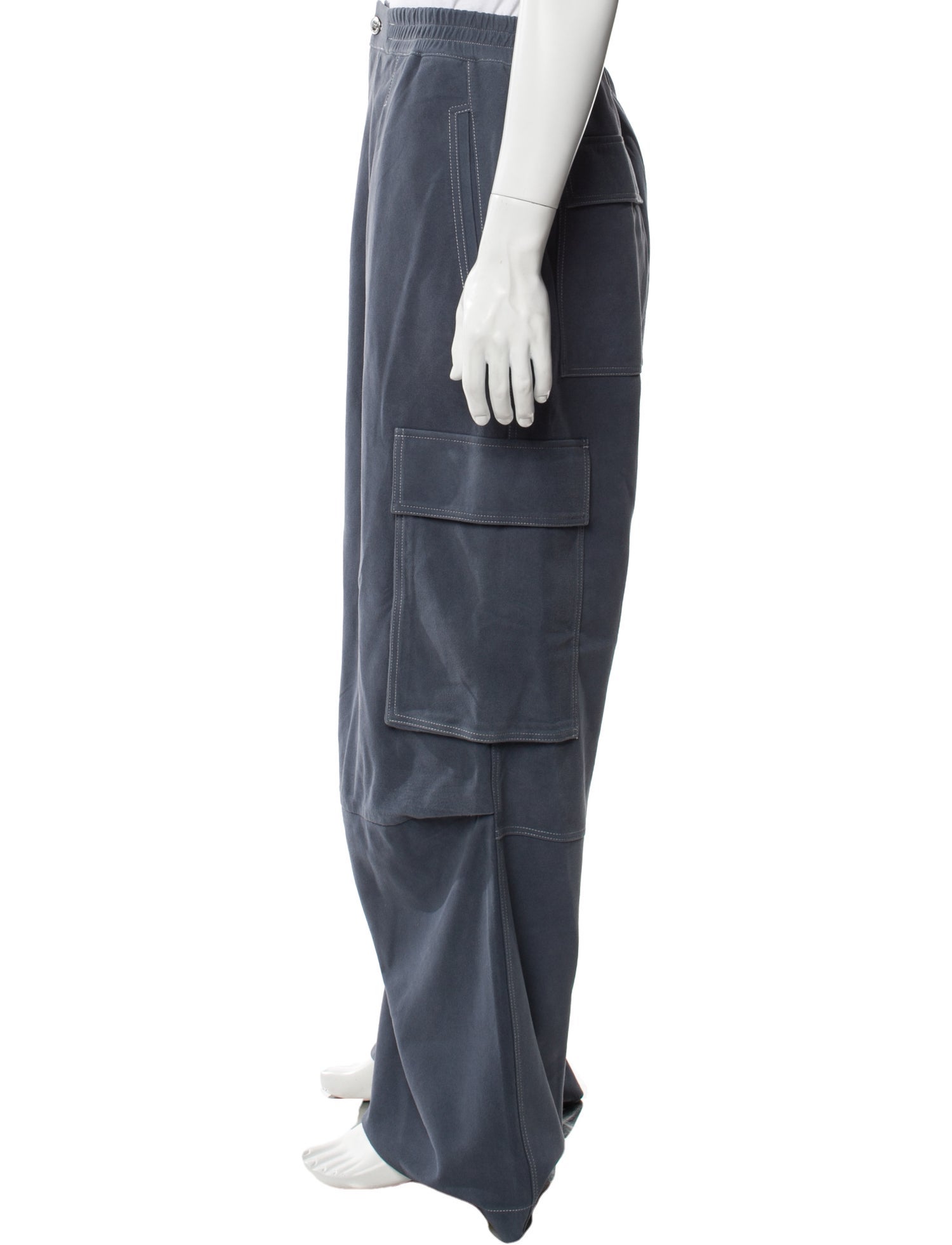 Nahmias Leather Cargo Pants