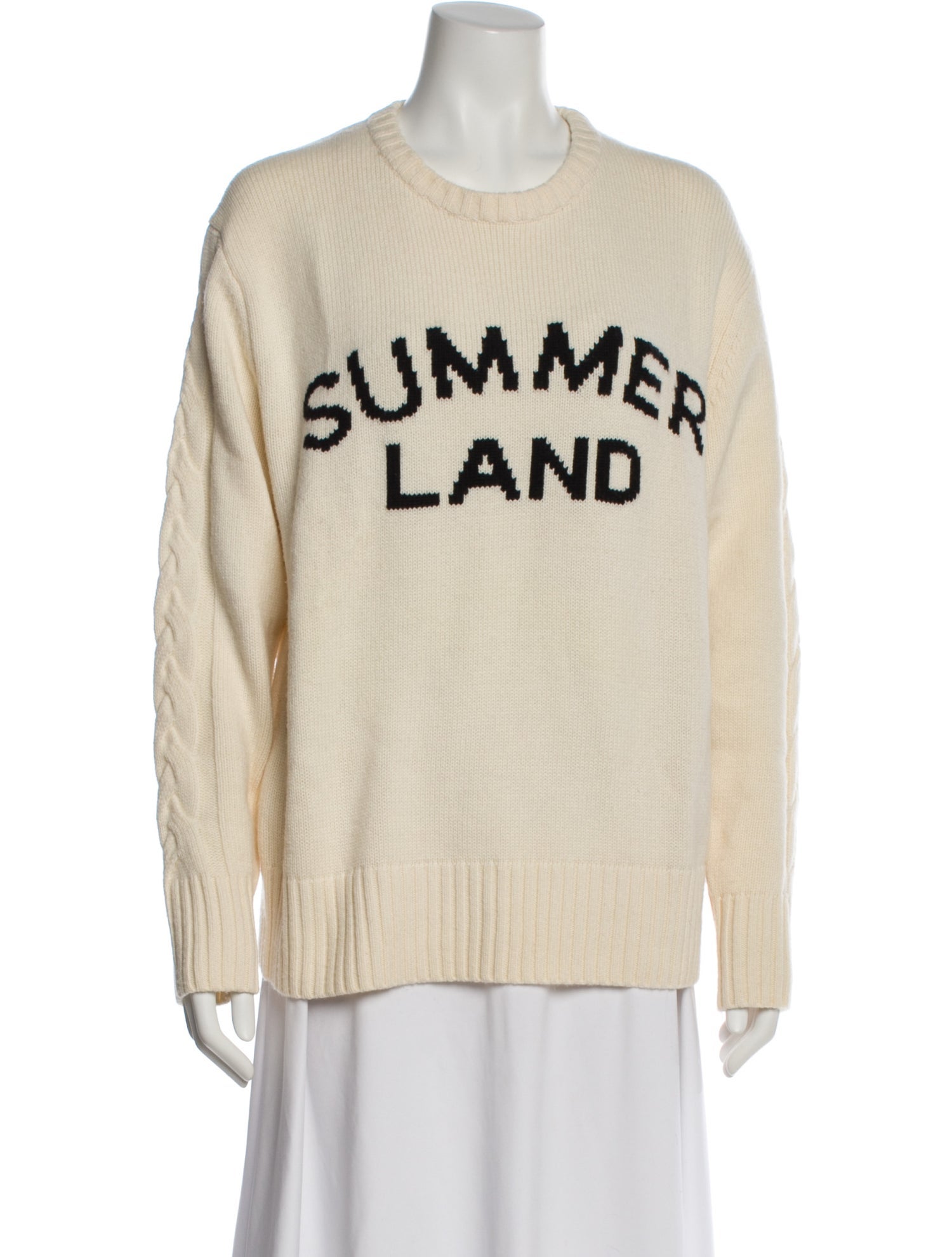 Nahmias Wool Graphic Print Sweater