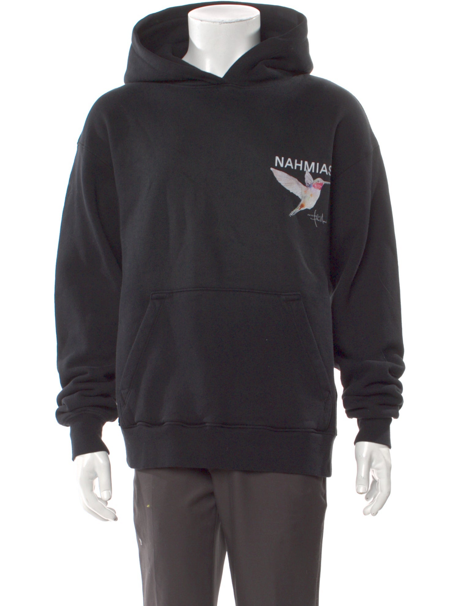 Nahmias Graphic Print Crew Neck Hoodie