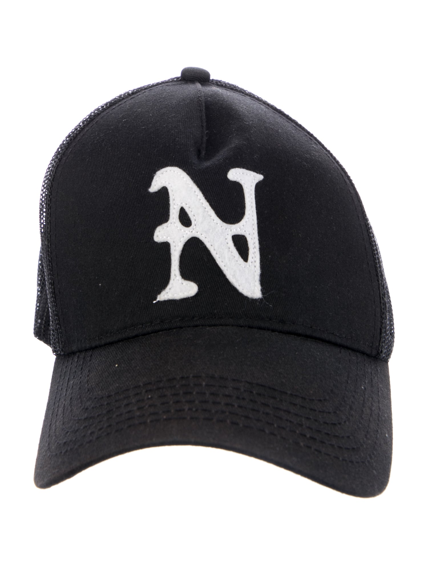 Nahmias Denim Embroidered Baseball Hat