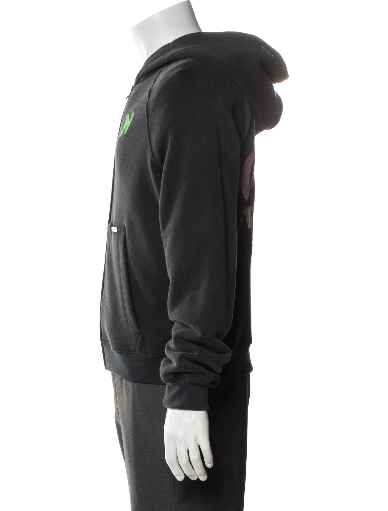 Nahmias Graphic Print Crew Neck Cardigan