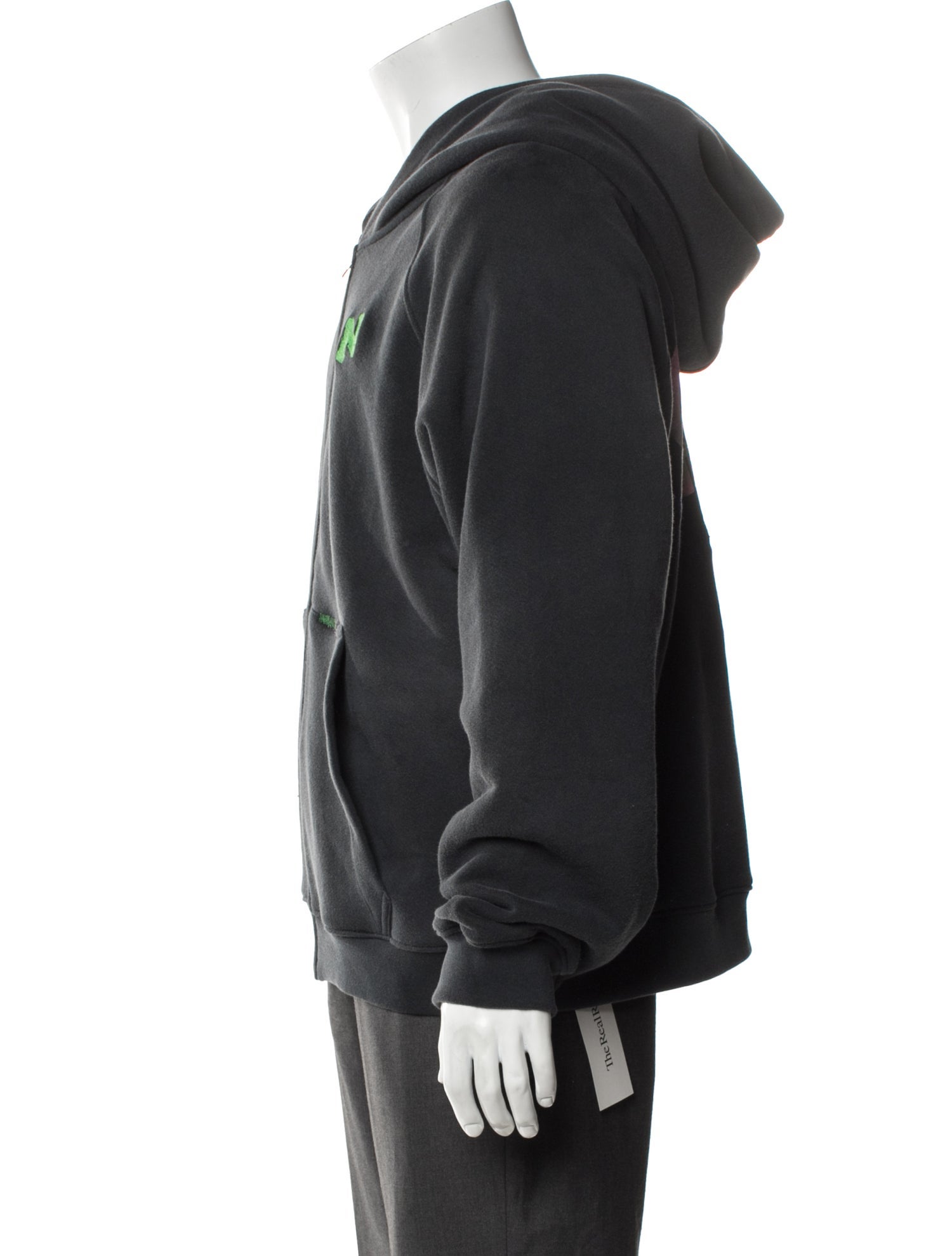 Nahmias Graphic Print Crew Neck Cardigan
