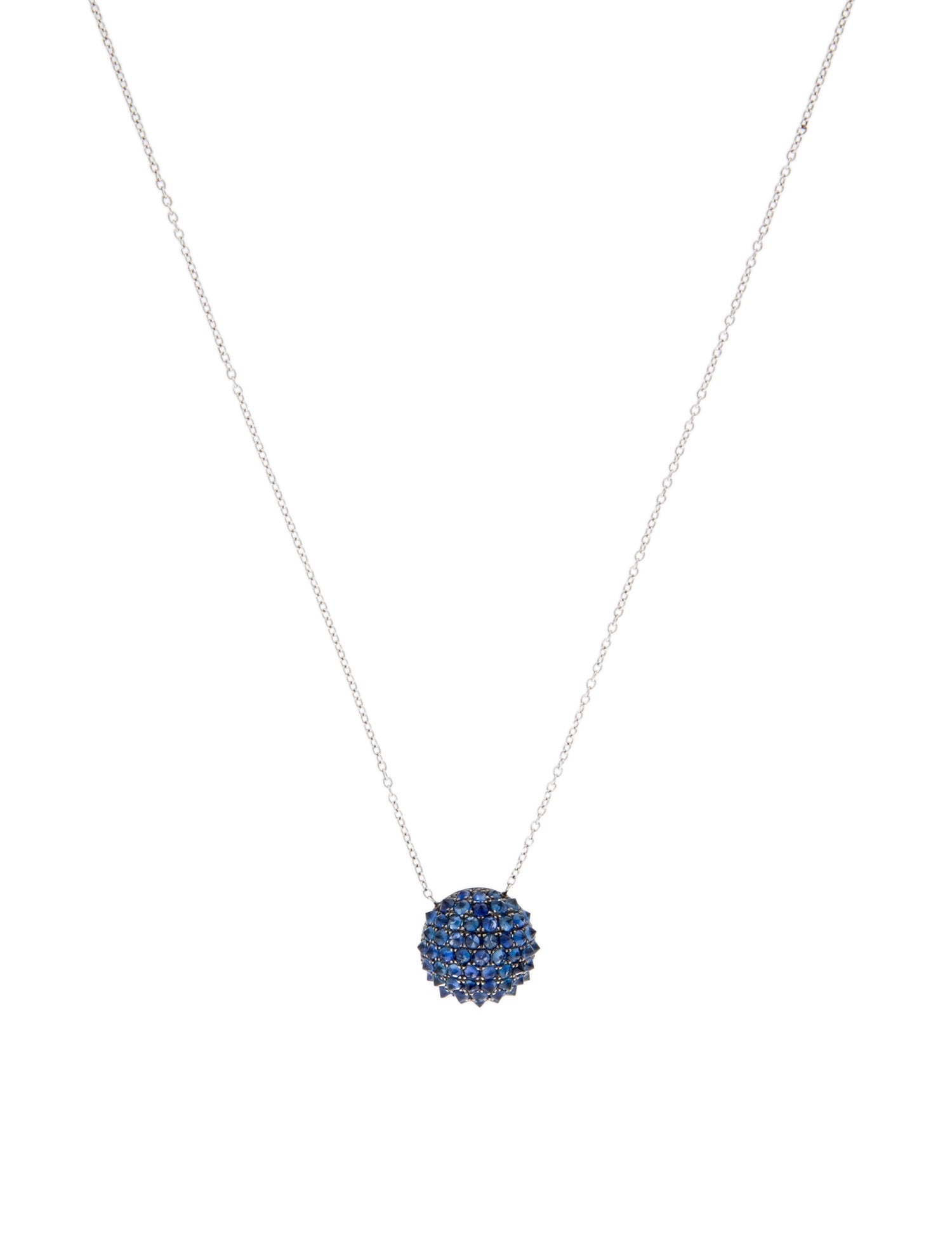 Spiked Ball Pendant Necklace main image 0