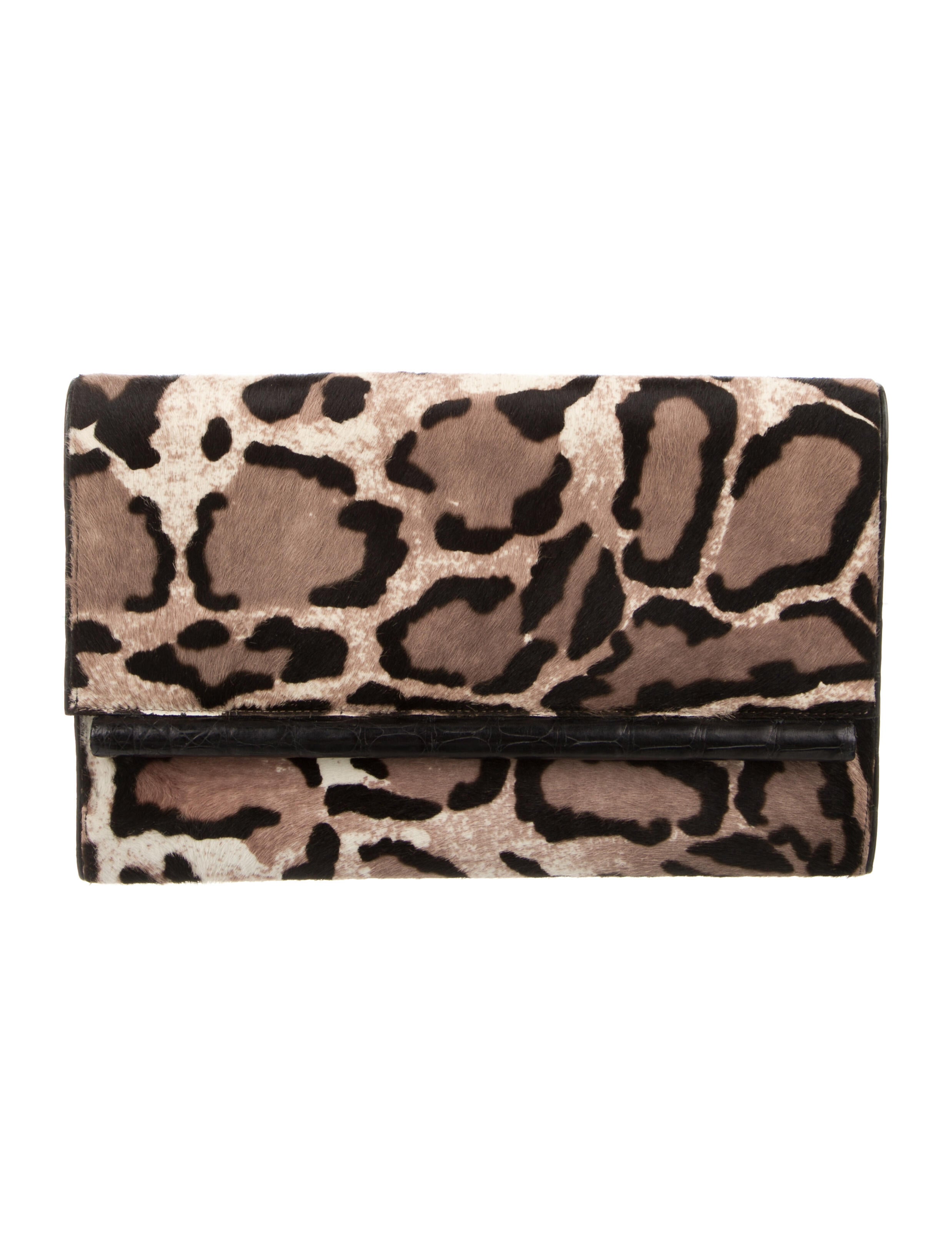Nancy Gonzalez Calf Hair Clutch Clutches, Handbags NAN35701 The