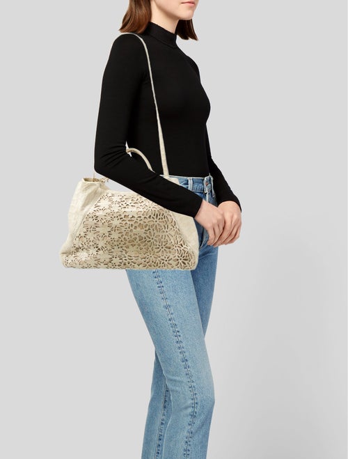 Nancy Gonzalez Crocodile Top Handle Bag