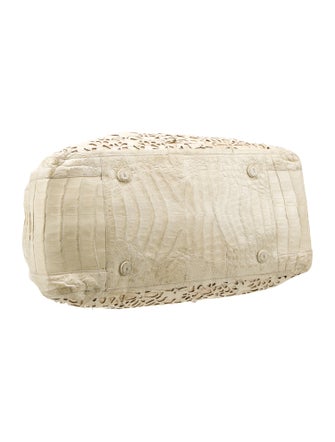 Nancy Gonzalez Crocodile Top Handle Bag