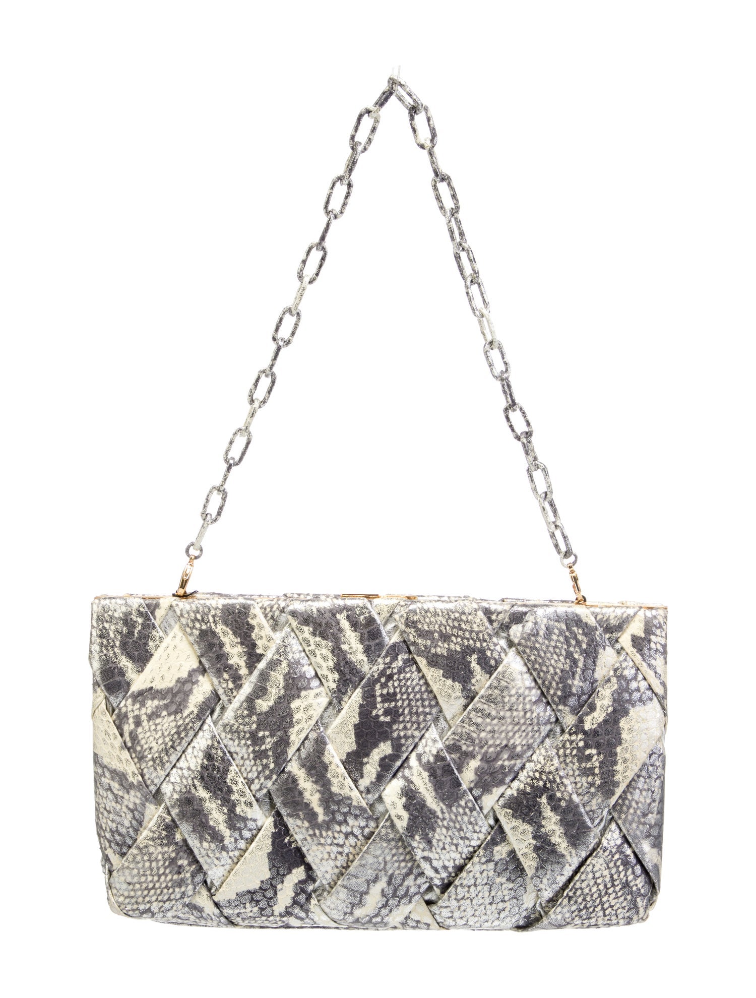 Nancy Gonzalez Crocodile Evening Bag