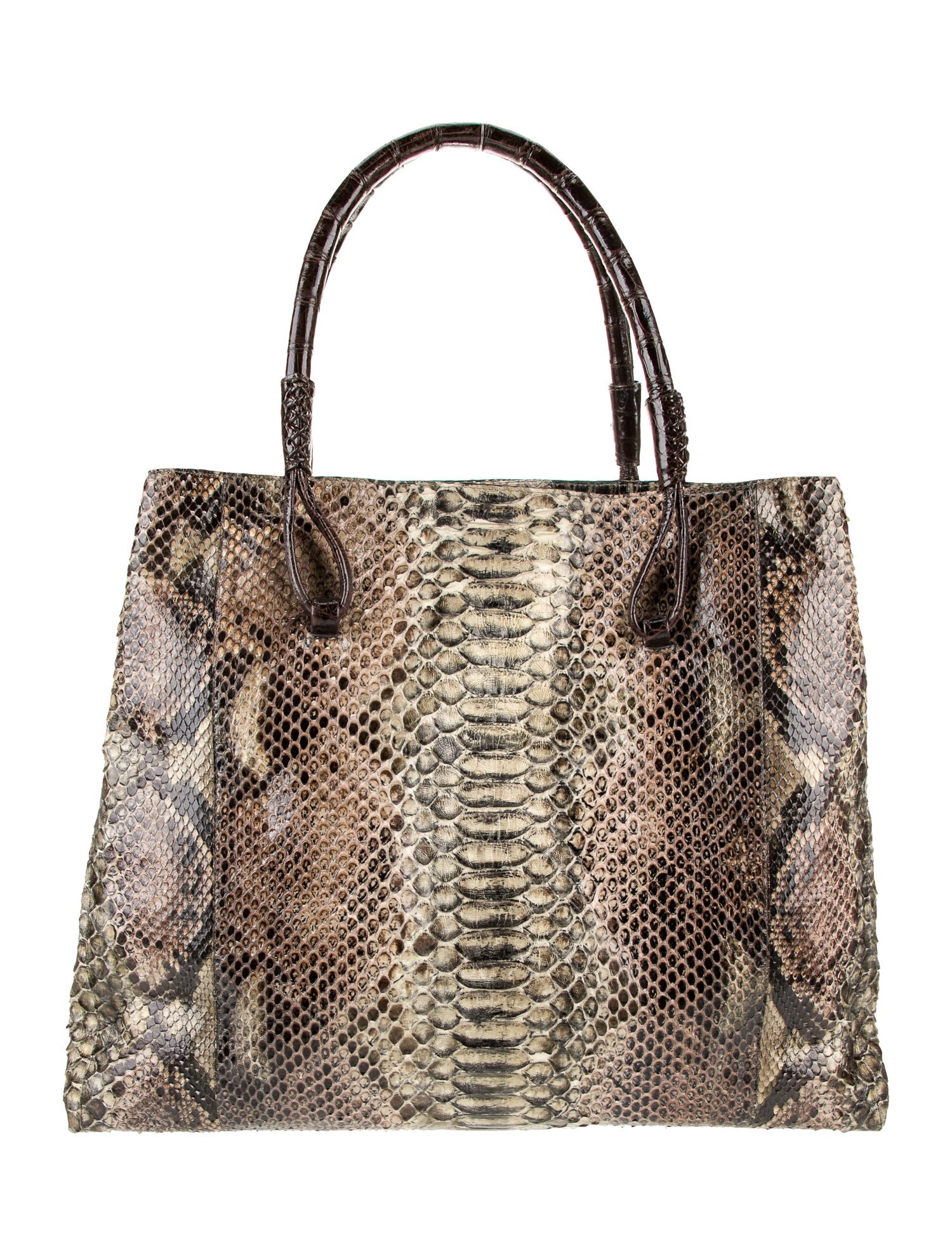 Nancy Gonzalez Snakeskin Tote