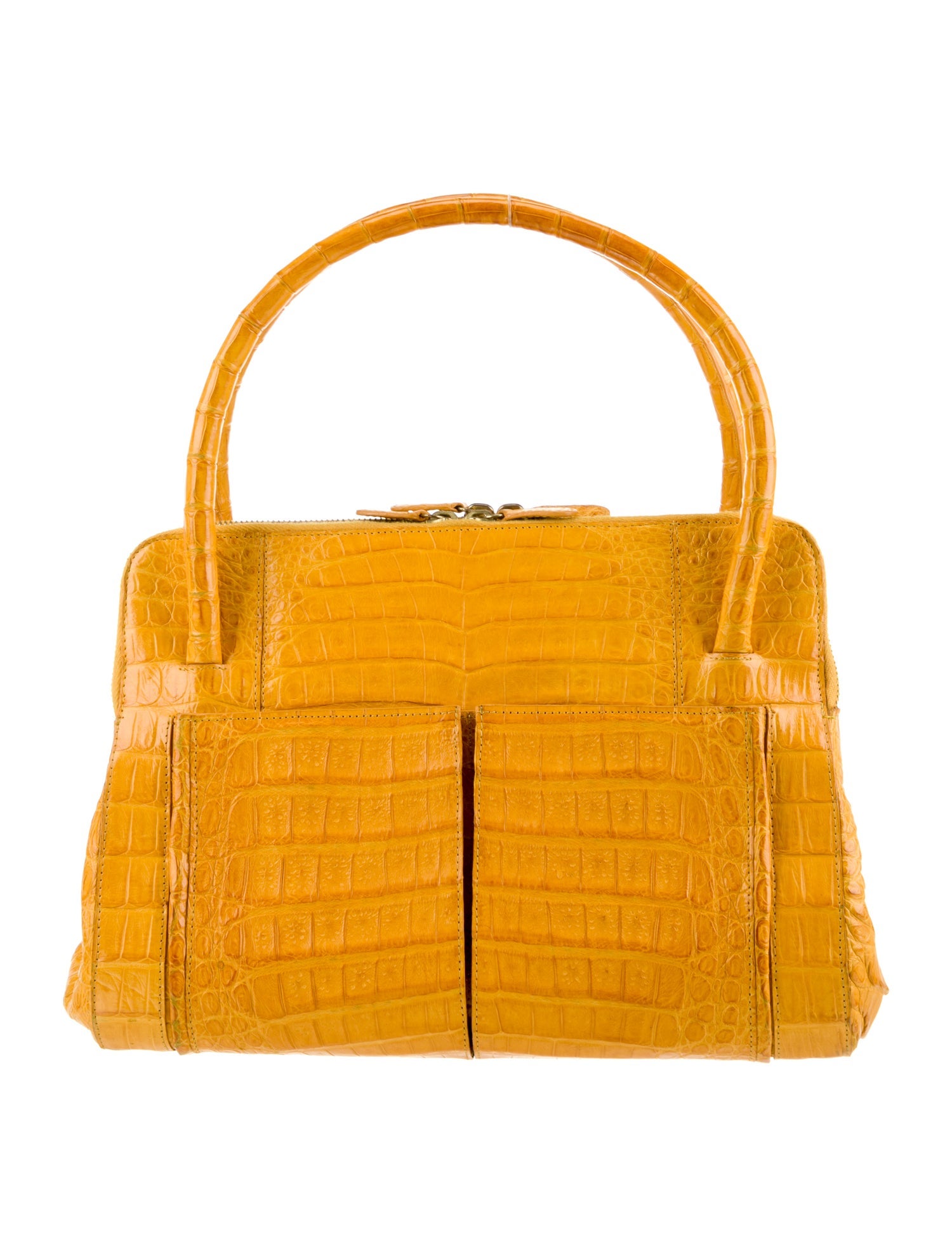 Nancy Gonzalez Crocodile Top Handle Bag