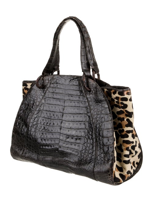 Nancy Gonzalez Crocodile Top Handle Bag