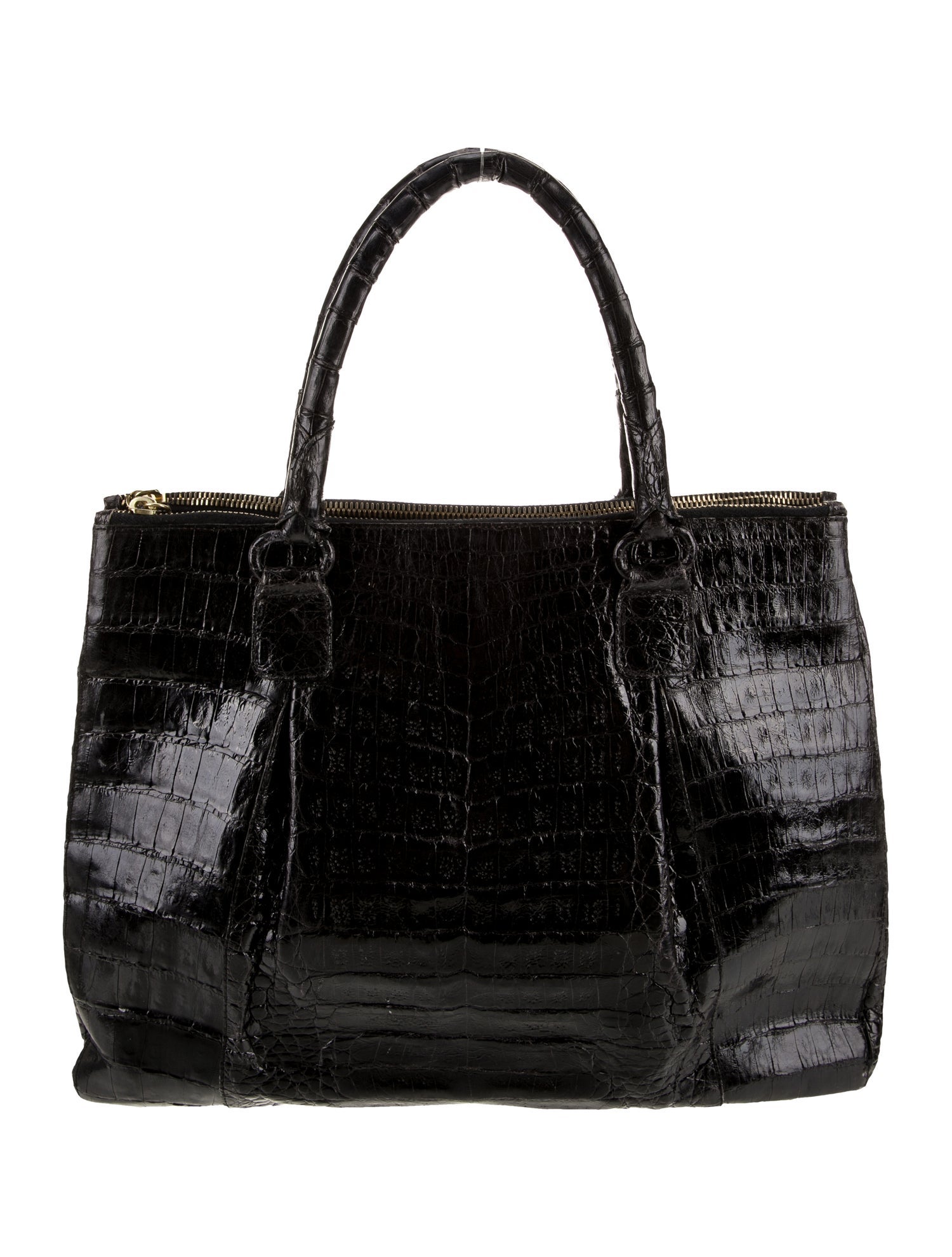 Nancy Gonzalez Crocodile Top Handle Bag