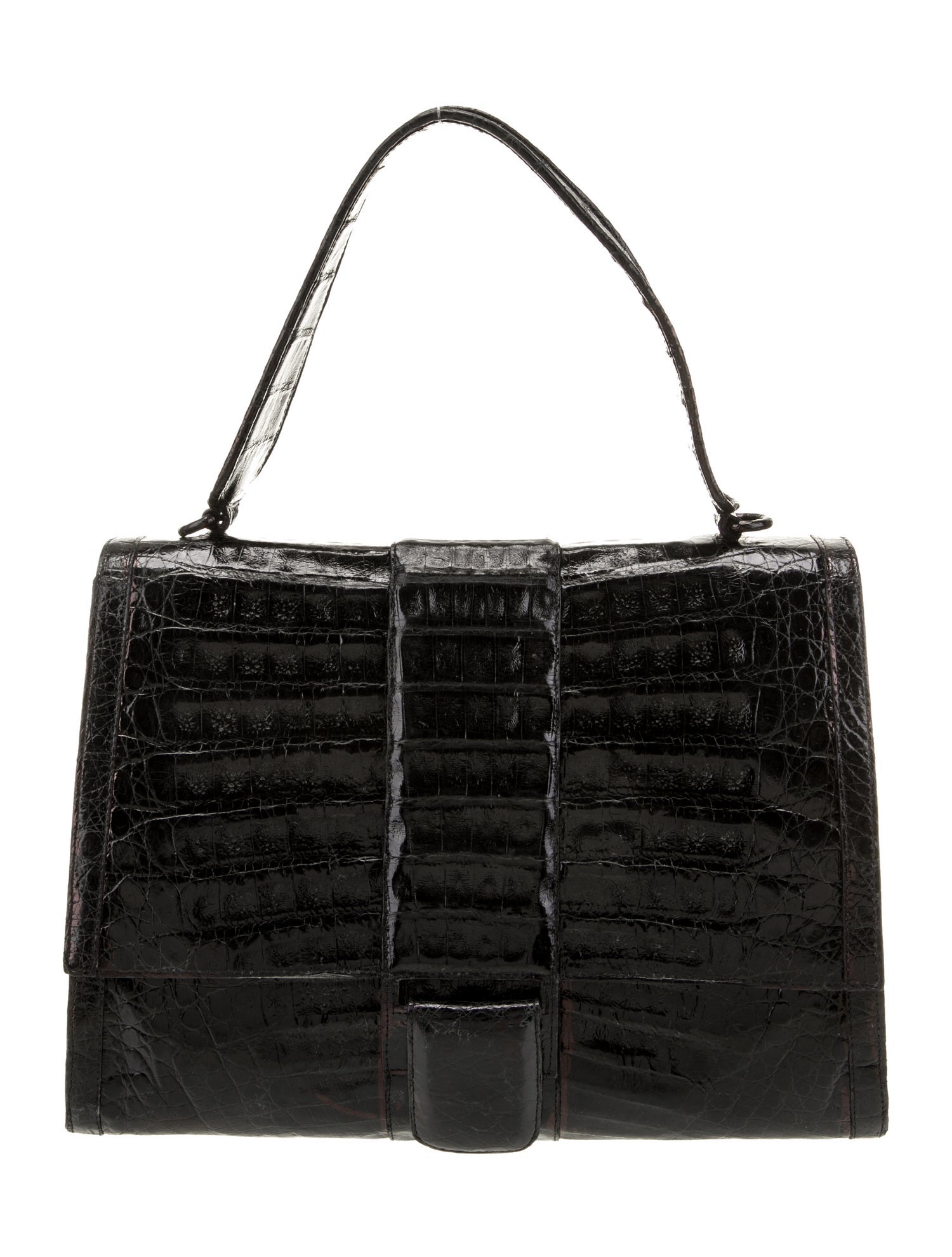 Nancy Gonzalez Crocodile Top Handle Bag