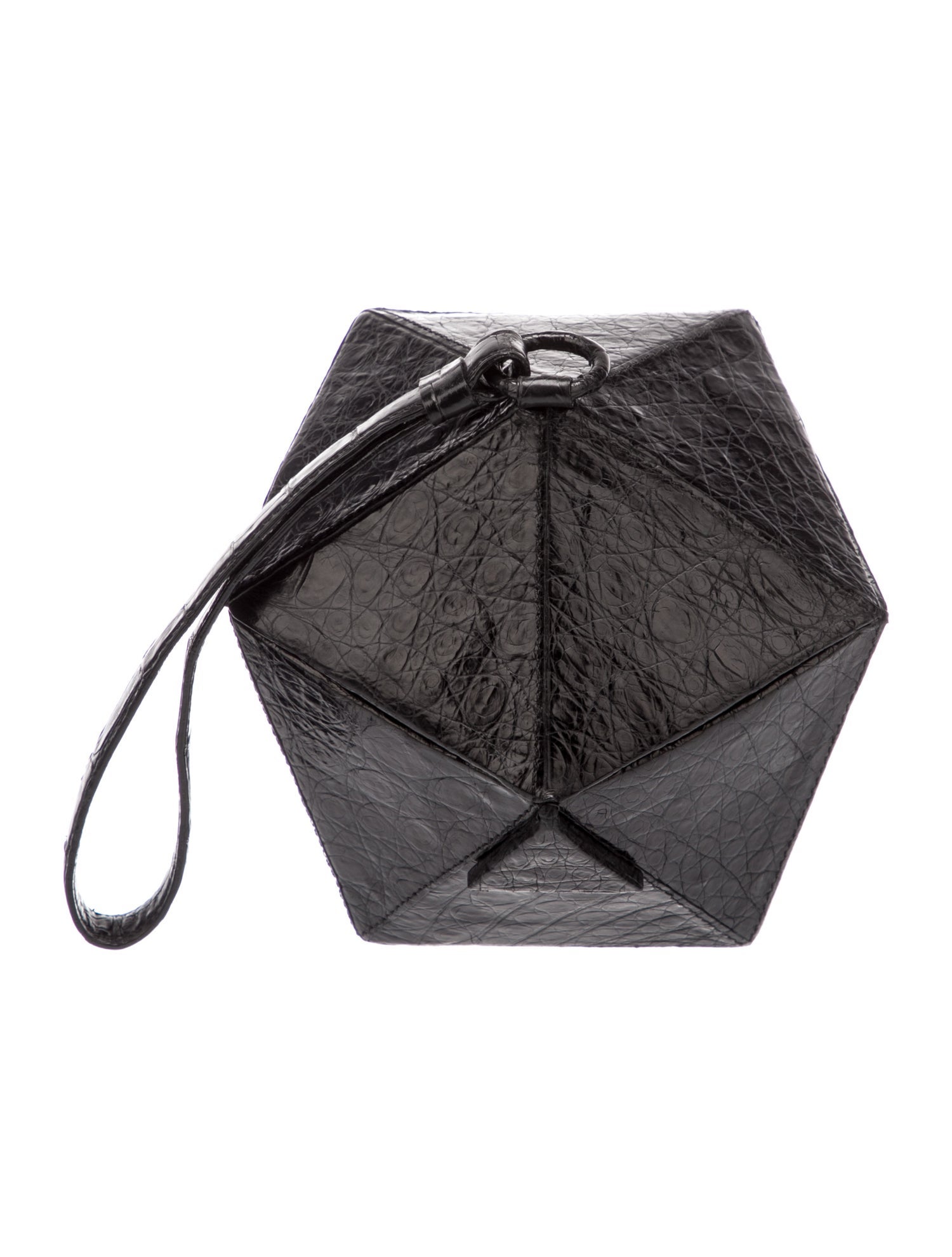 Nancy Gonzalez Crocodile Top Handle Bag