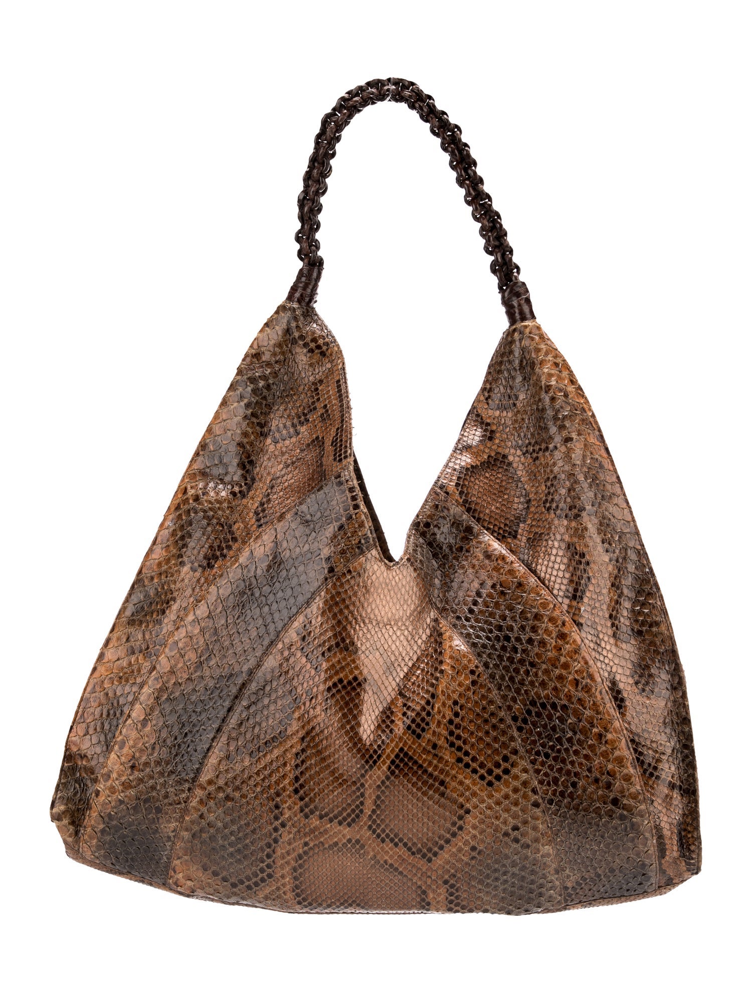 Nancy Gonzalez Python Shoulder Bag