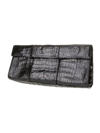 Nancy Gonzalez Crocodile Clutch