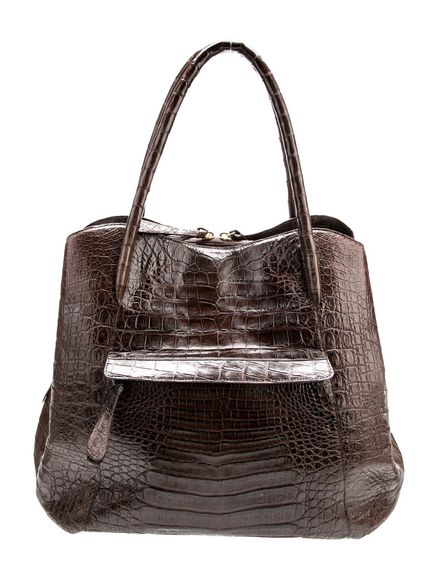 Nancy Gonzalez Crocodile Top Handle Bag