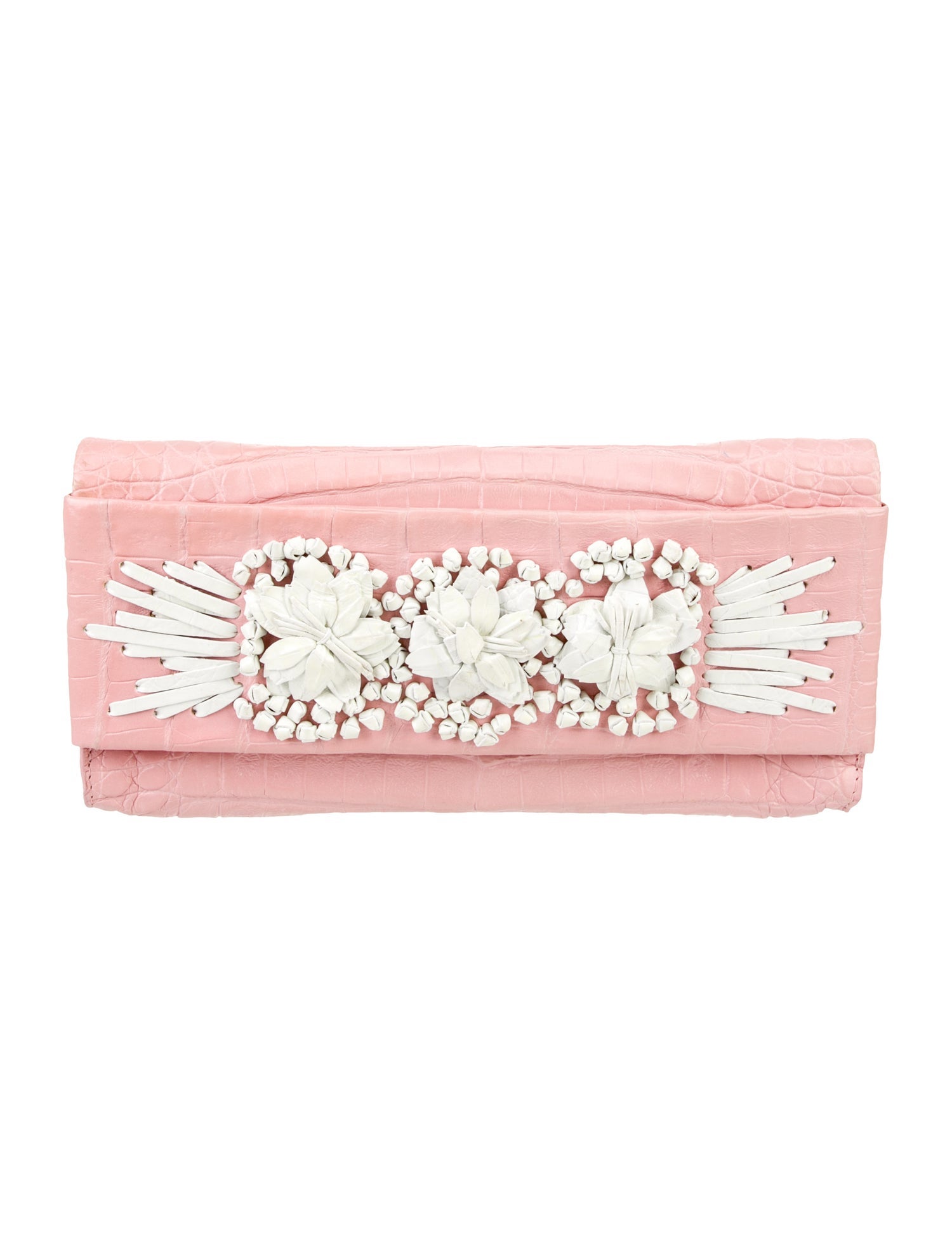 Nancy Gonzalez Crocodile Clutch