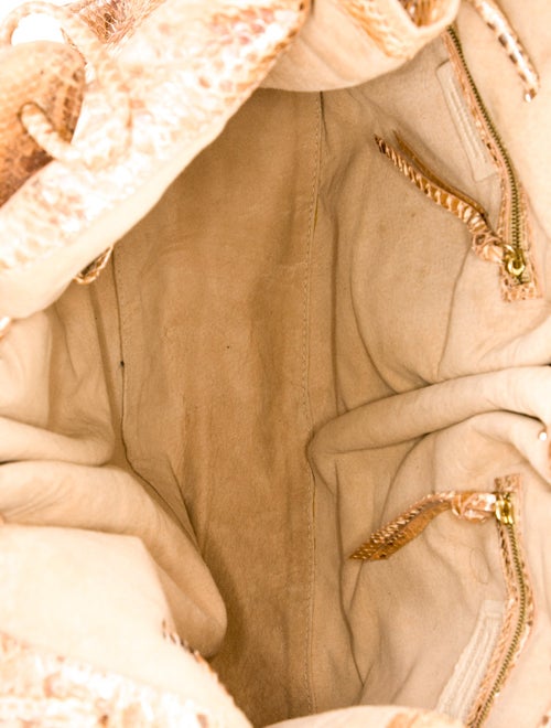 Nancy Gonzalez Python Top Handle Bag