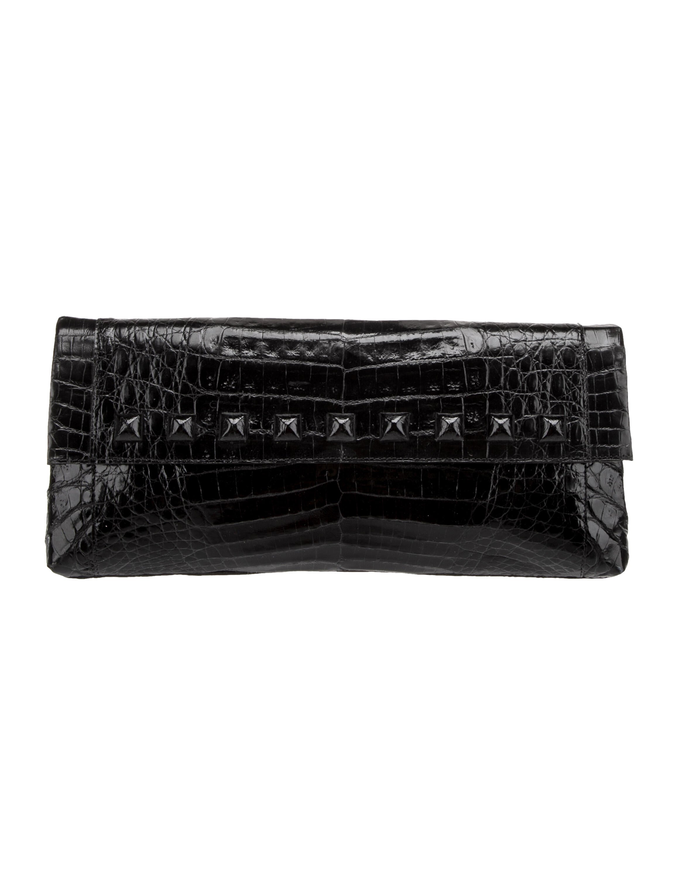Nancy Gonzalez Crocodile Clutch