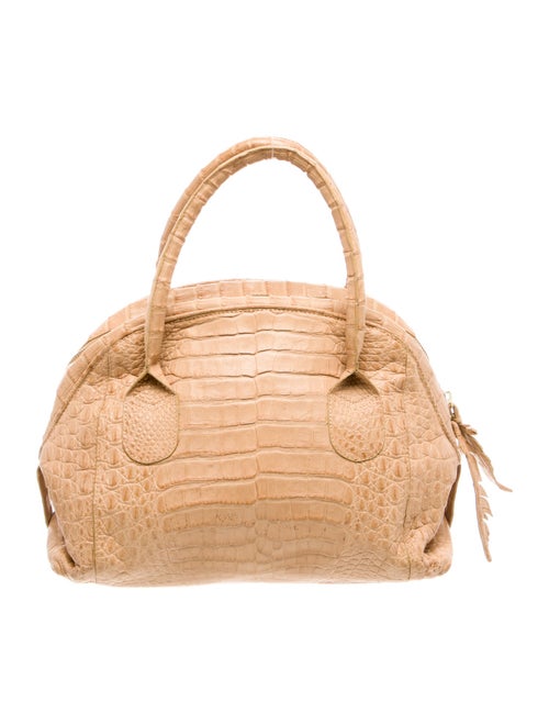 Nancy Gonzalez Crocodile Top Handle Bag