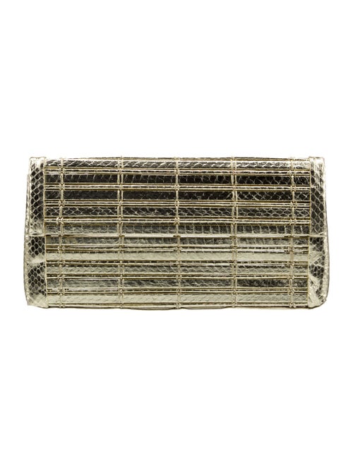 Nancy Gonzalez Snakeskin Minaudière