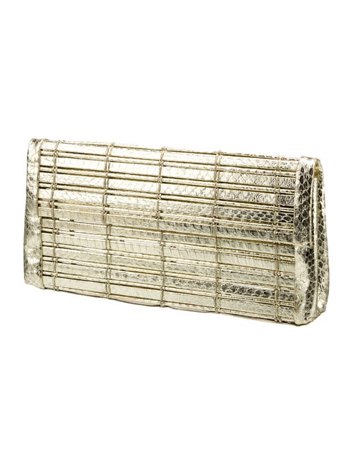 Nancy Gonzalez Snakeskin Minaudière