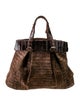 Nancy Gonzalez Crocodile Top Handle Bag
