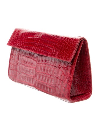 Nancy Gonzalez Crocodile Clutch