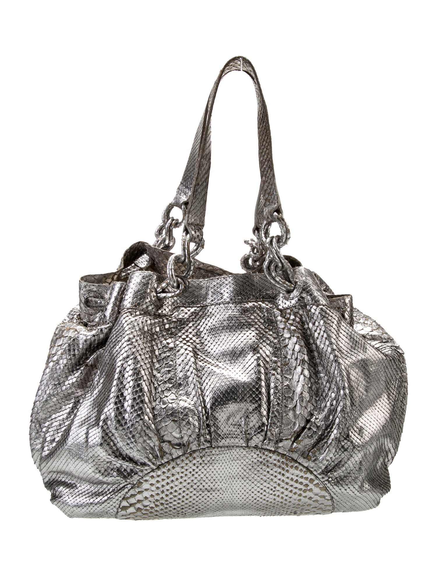 Nancy Gonzalez Snakeskin Top Handle Bag