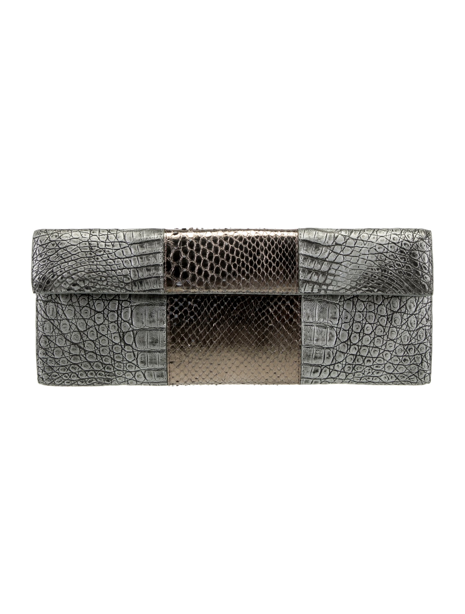 Nancy Gonzalez Crocodile Clutch