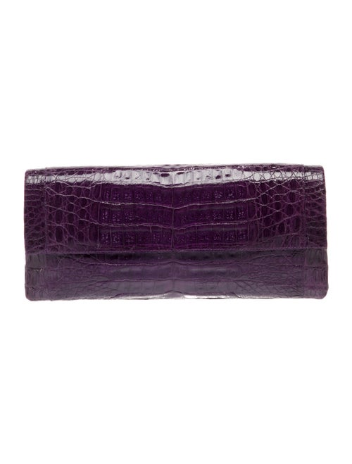 Nancy Gonzalez Crocodile Clutch