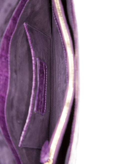 Nancy Gonzalez Crocodile Clutch