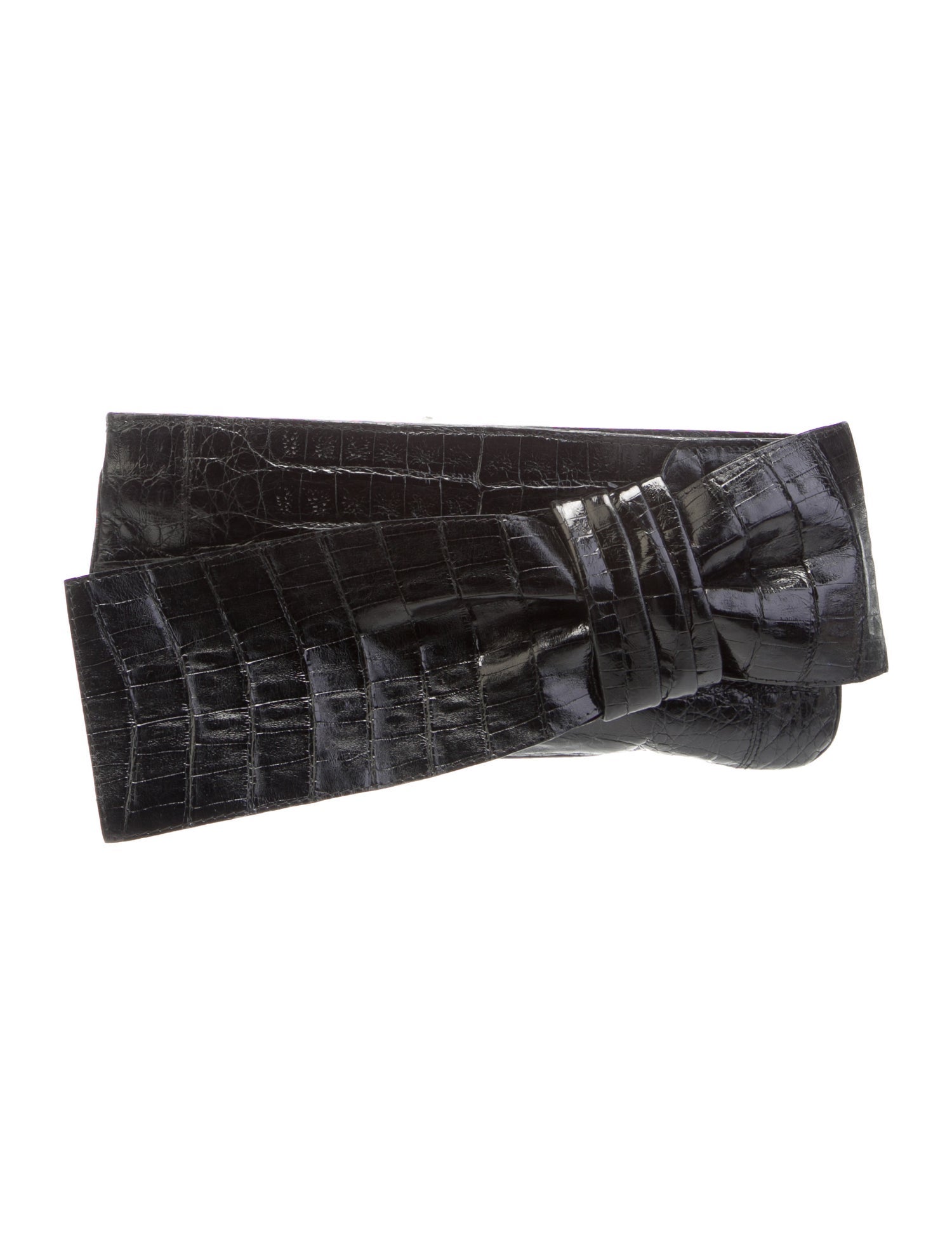 Nancy Gonzalez Embossed Leather Clutch