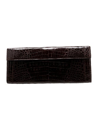Nancy Gonzalez Crocodile Clutch