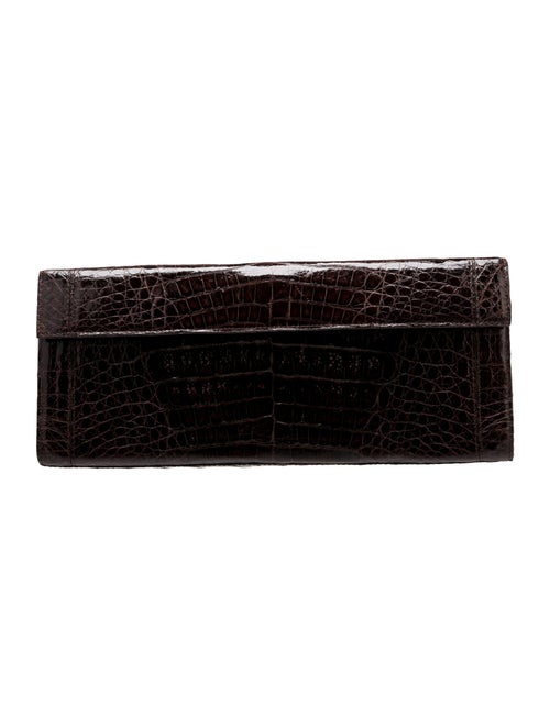 Nancy Gonzalez Crocodile Clutch